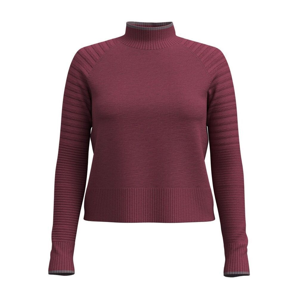 SMARTWOOL  Edgewood Mock Neck Sweater, Lrg, $135 F24